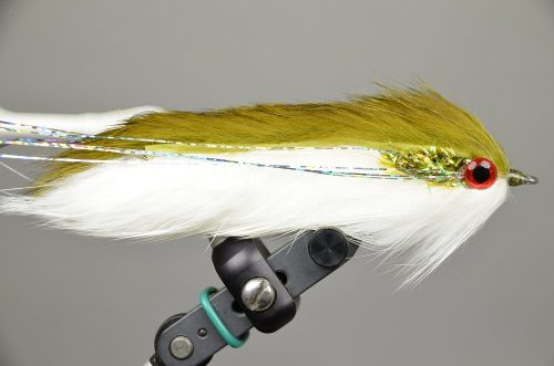 Double Bunny Streamer Olive White