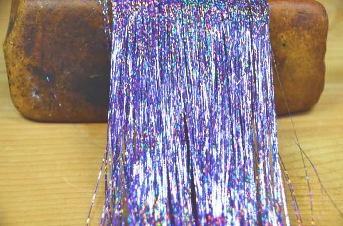 holographic flashabou light purple