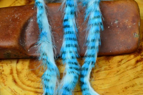 magnum tiger barred rabbit strips blue black white
