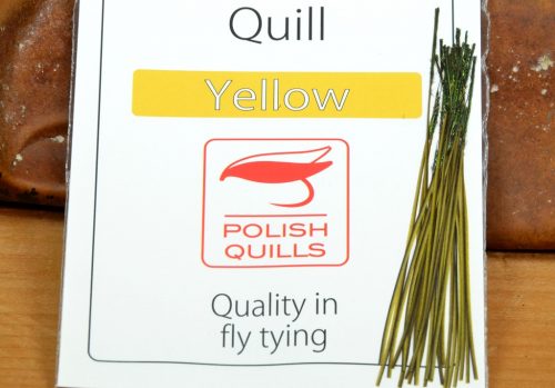 polish quills yellow