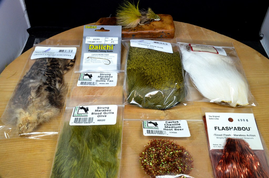 cactus wooly sculpin tying kit olive