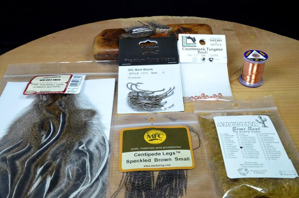 Belly Bumper Craw Tying Kit Galloup's Slide Inn Fly Tying