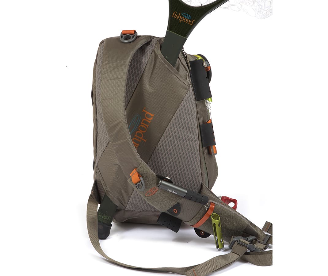 NEW FISHPOND SUMMIT SLING FLY FISHING PACK IN GRAVEL COLOR FREE US SHIPPING 