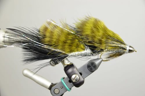 Delektable Double Screamer - Black/Olive (Silver Body)
