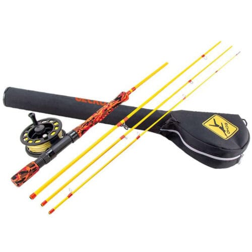 echo gecko fly rod kit for youth fly fishing