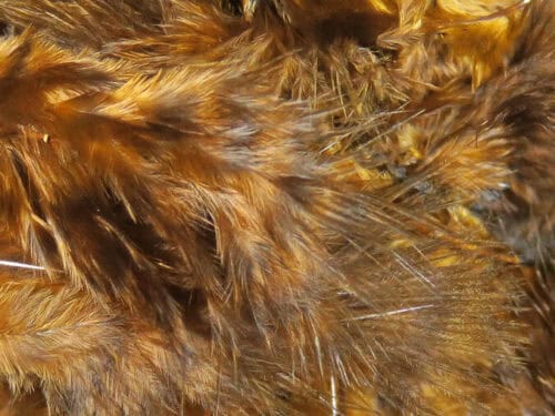 grizzly marabou feathers for fly tying streamers brown