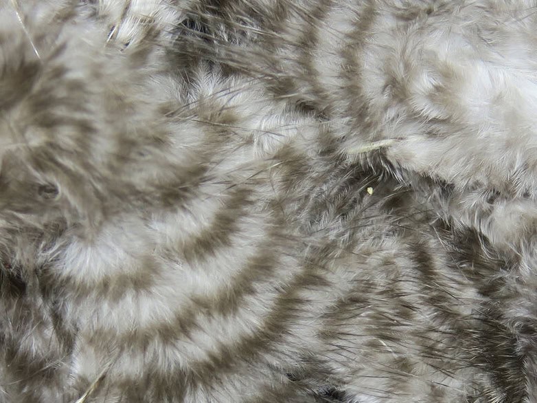 grizzly marabou feathers for fly tying streamers natural