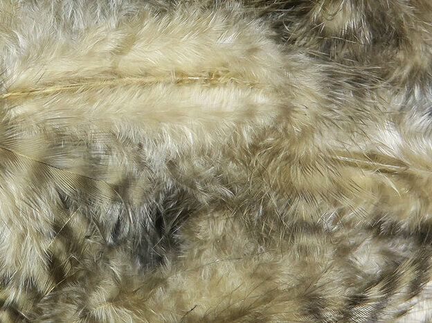 grizzly marabou feathers for fly tying streamers tan