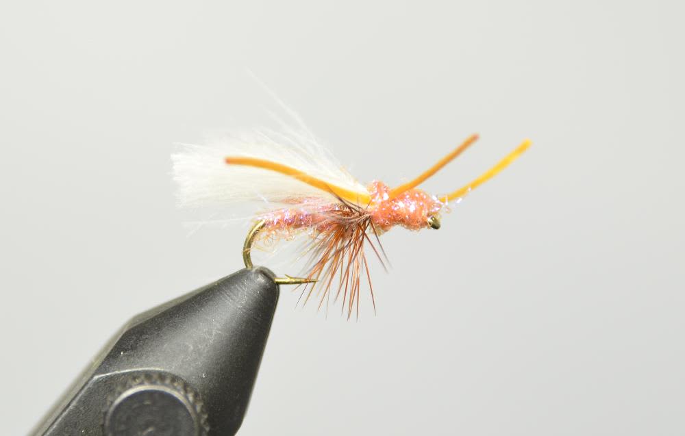 #14 1 x Vania Foam trout fly Cinnamon Ant