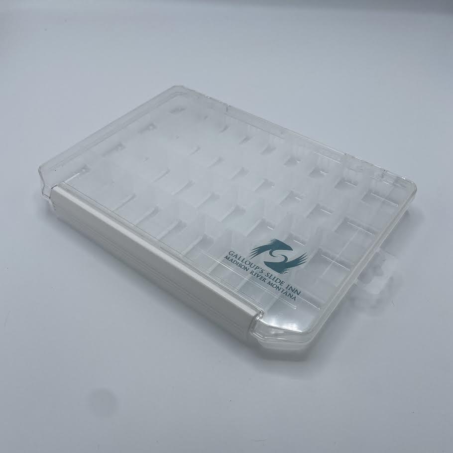 Meiho Clear Case 36 Compartment - Slide Inn Logo