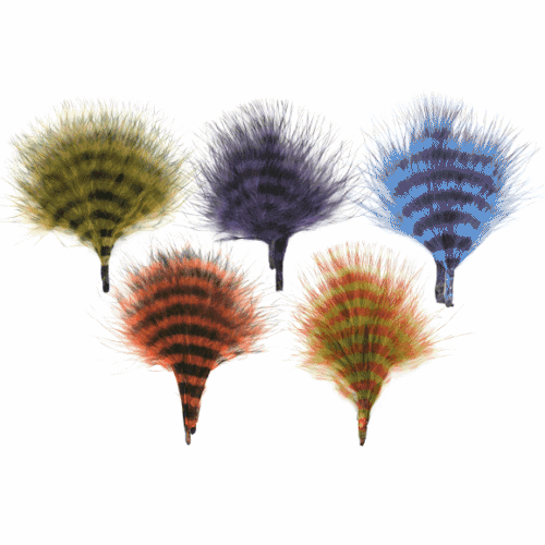 mfc barred marabou for fly tying streamers feathers