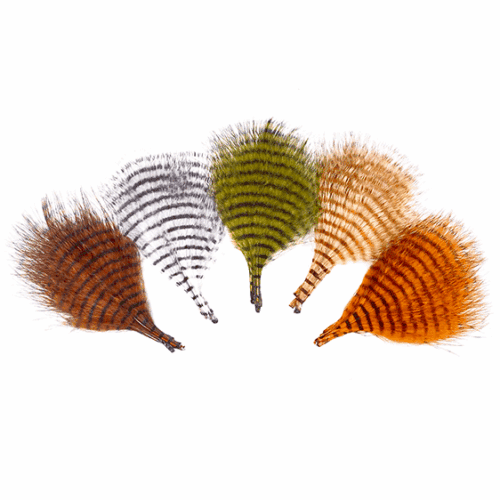 mfc mini barred marabou feathers for fly tying streamers