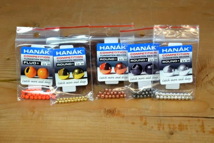 Hanak Competition Slotted Tungsten Beads – Round