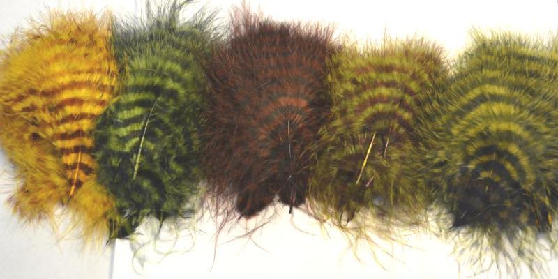 Montana Fly Company Barred Marabou - White/Black