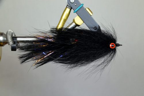 WHT W/BLK STREAMERS SNG RL 3MM