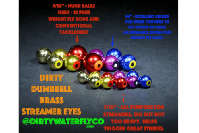 Dirty Water Brass Dumbbell Eyes