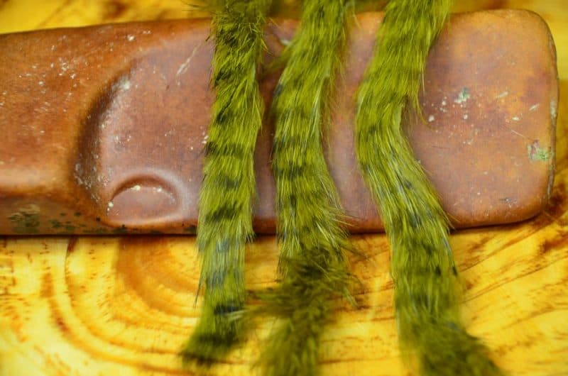 Black Barred Rabbit Strips for Fly Tying | Slide Inn