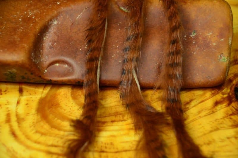 Black Barred Rabbit Strips for Fly Tying | Slide Inn