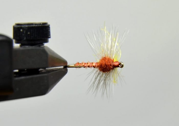 Quigley's Hi-Vis Hackle Stacker - Rusty