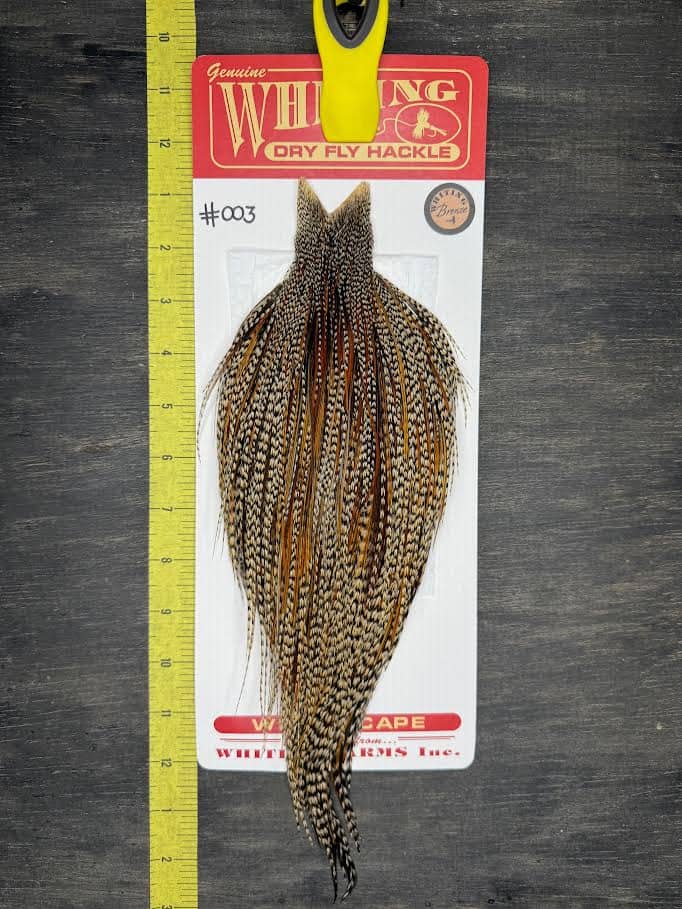 Whiting Dry Fly Cape - Bronze Grade - Cree #003