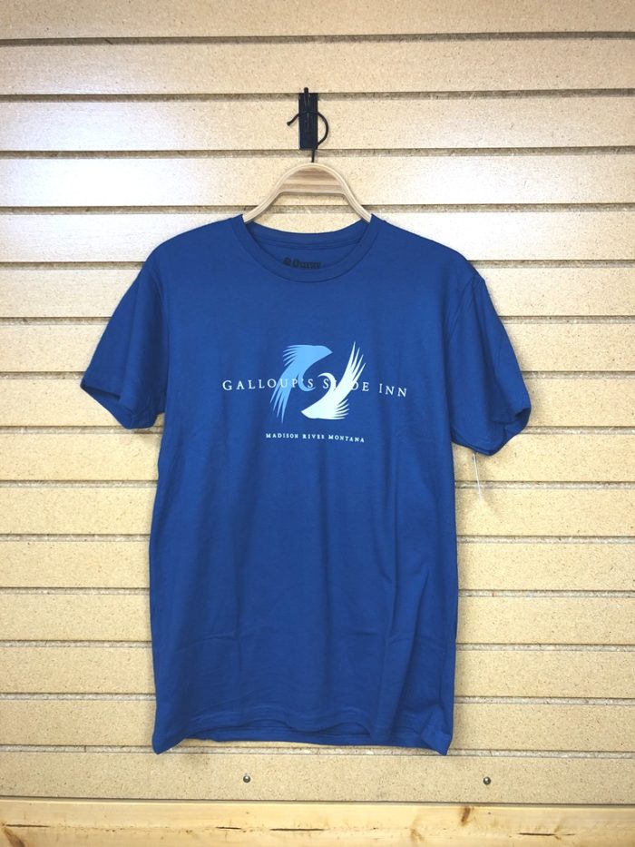 ouray sueded ss tee cool blue