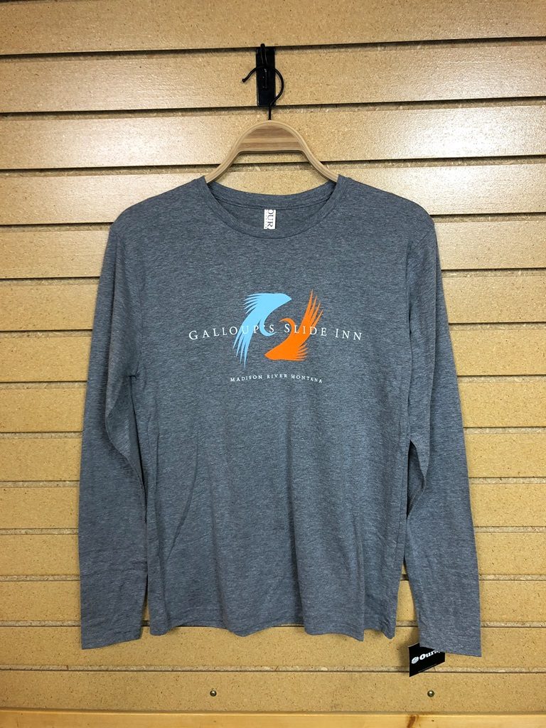 Slide Inn Tri Blend L/S Tee - Guided Fly Fishing Madison River, Lodging