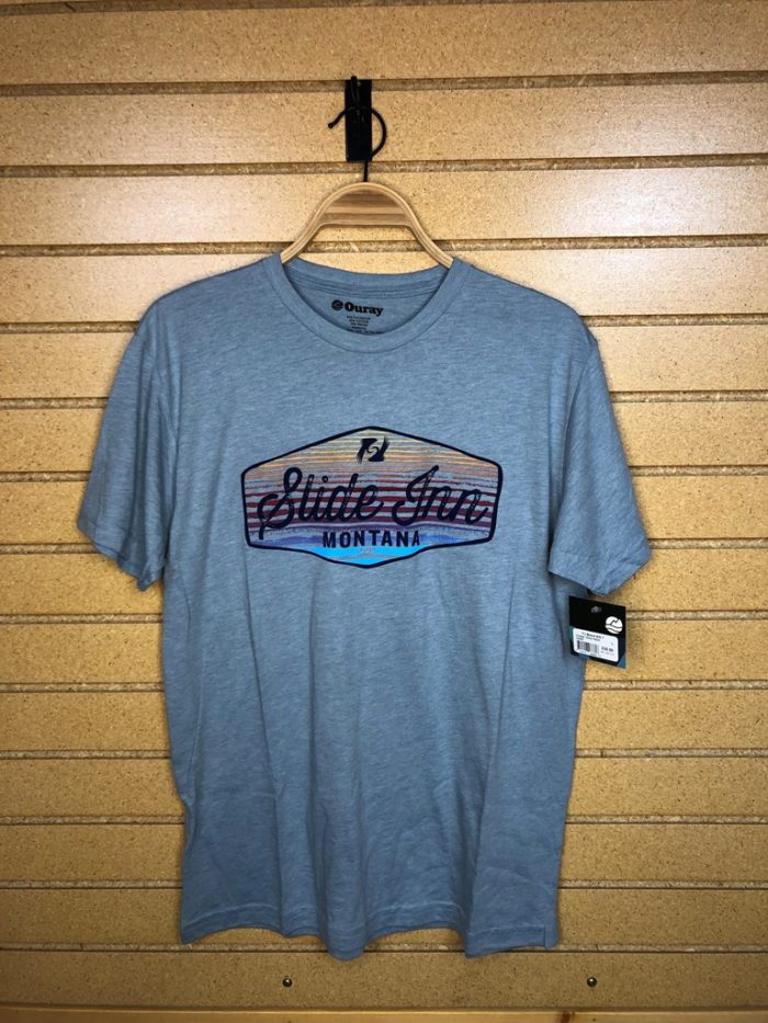 ouray tri blend ss t vintage stonewash line logo