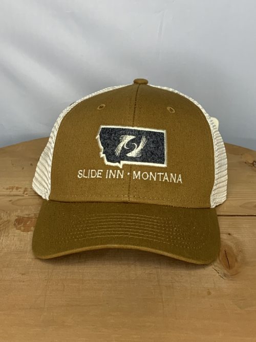 slide inn hat trucker soft mesh lumber natural
