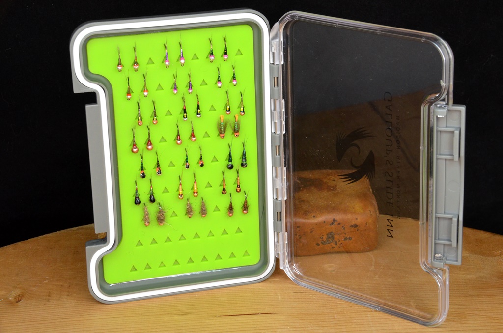 Euro Nymph Box, Silicone Fly Box