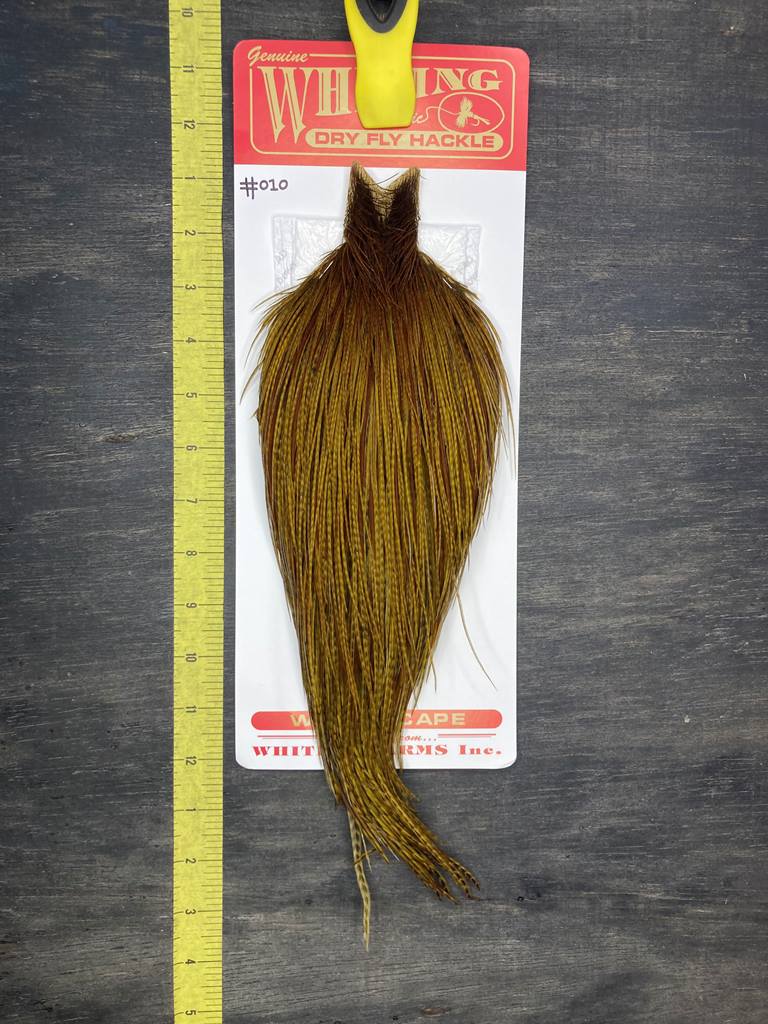 whiting mayfly series bmg dyed dark olive 010