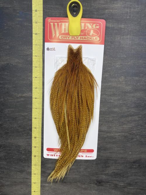 whiting mayfly series golden olive 002
