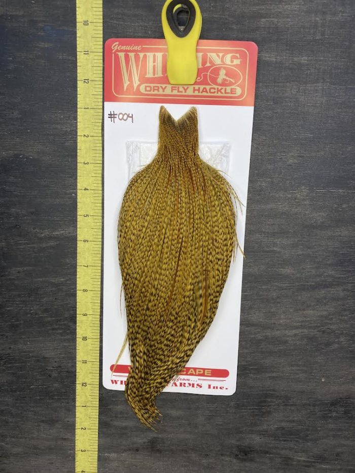 whiting mayfly series golden olive 004