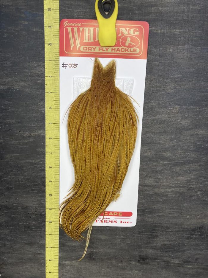 whiting mayfly series golden olive 005