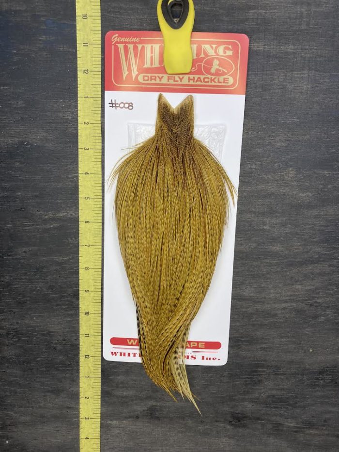 Whiting Mayfly Series Cape - Golden Olive #008
