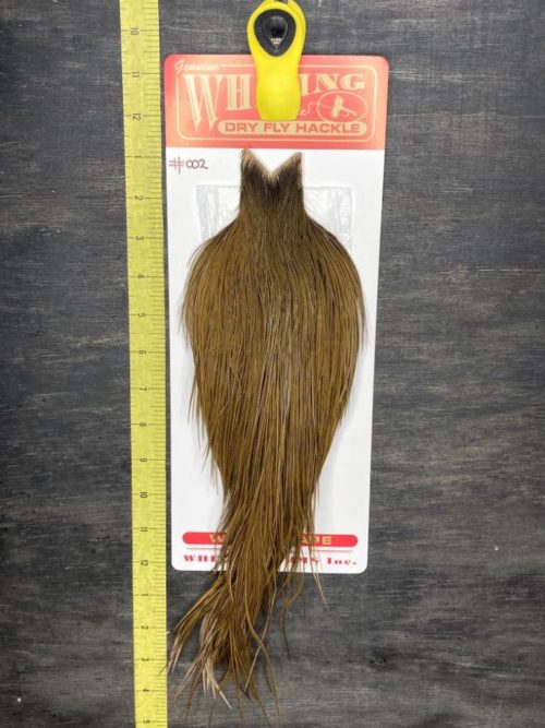 whiting mayfly series black barred ginger dyed sulphur 002
