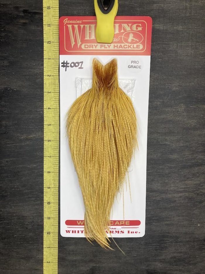 Whiting Dry Fly Cape – Pro Grade – Unique Variant #001