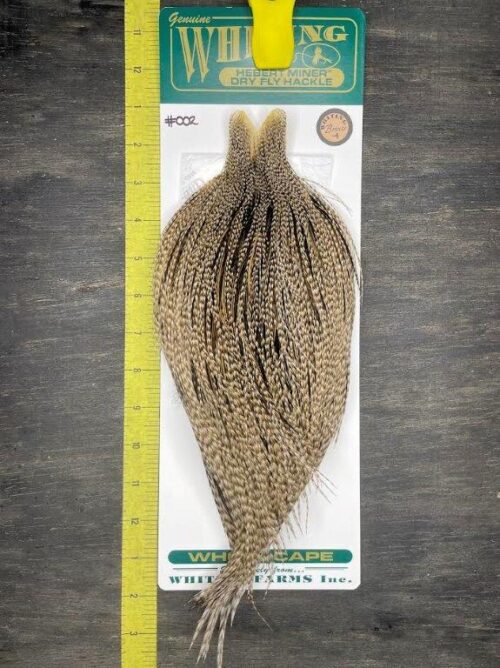 Whiting Hebert Miner Cape – Bronze Grade – Dun Grizzly #002