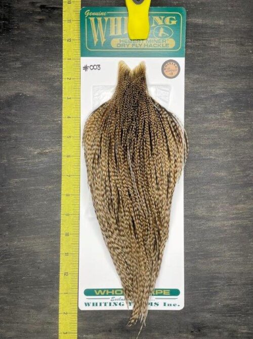 Whiting Hebert Miner Cape – Bronze Grade – Dun Grizzly #003