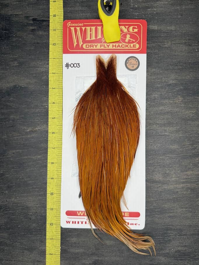 Whiting Dry Fly Cape – Bronze Grade – Brown #003