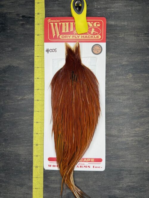Whiting Dry Fly Cape – Bronze Grade – Brown #005