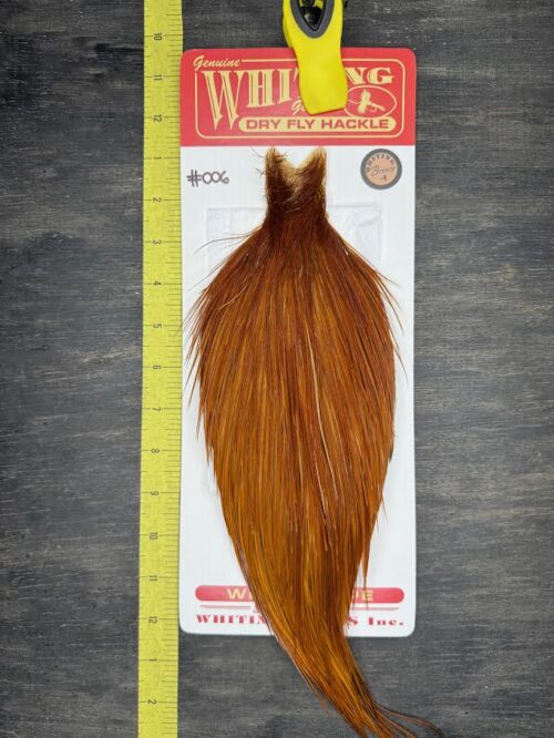 Whiting Dry Fly Cape – Bronze Grade – Brown #006