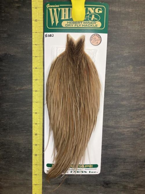 Whiting Hebert Miner Cape – Bronze Grade – Brown Grey Dun #002