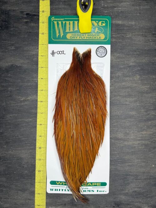 Whiting Hebert Miner Cape – Silver Grade – Light Brown #002
