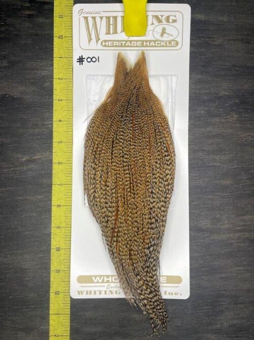 Whiting Heritage Dry Fly Cape - Cree #001