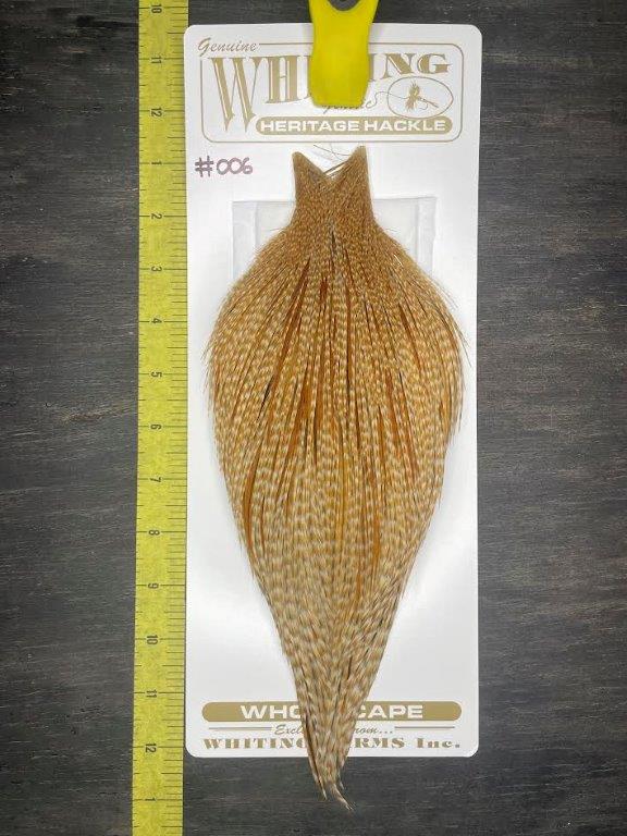Whiting Heritage Cape - Dark Barred Ginger #006