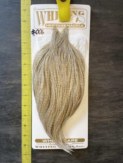 Whiting Heritage Cape - Light Dun Grizzly #006
