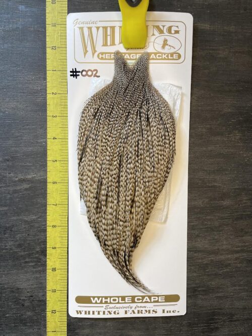 Whiting Heritage Cape - Medium Dun Grizzly #002