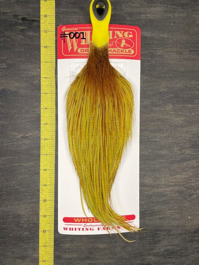 Whiting Mayfly Series Cape - Light Olive #001