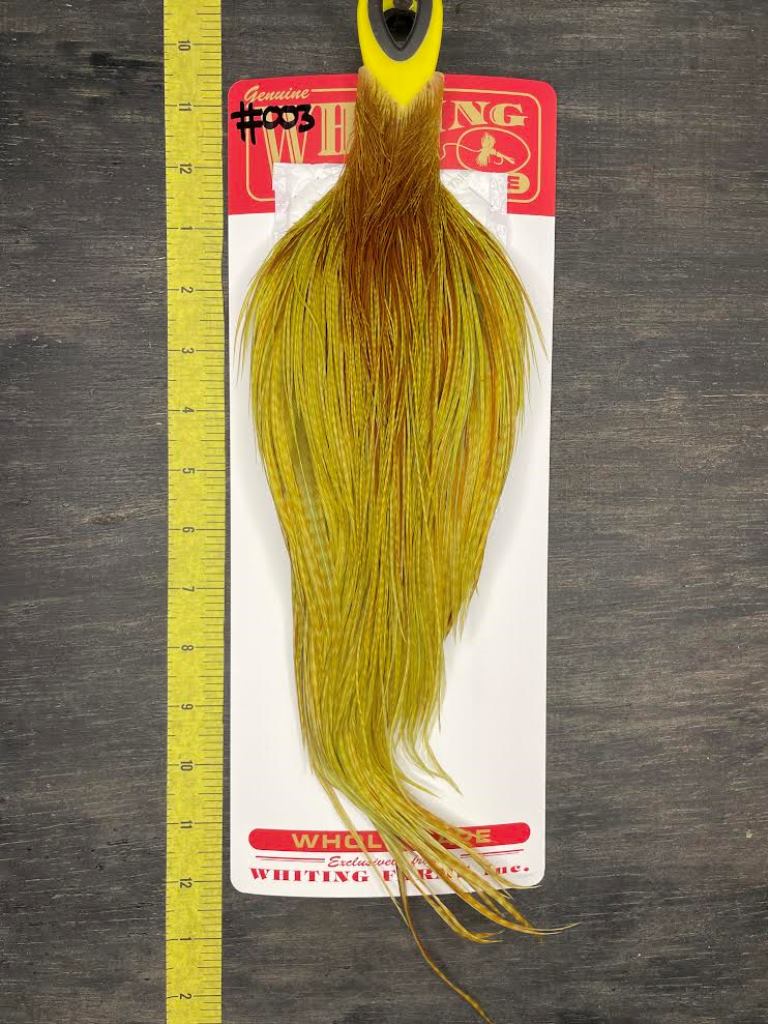 Whiting Mayfly Series Cape - Light Olive #003
