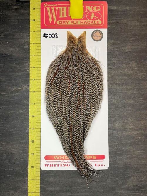Whiting Dry Fly Cape - Bronze Grade - Hint of Cree #002